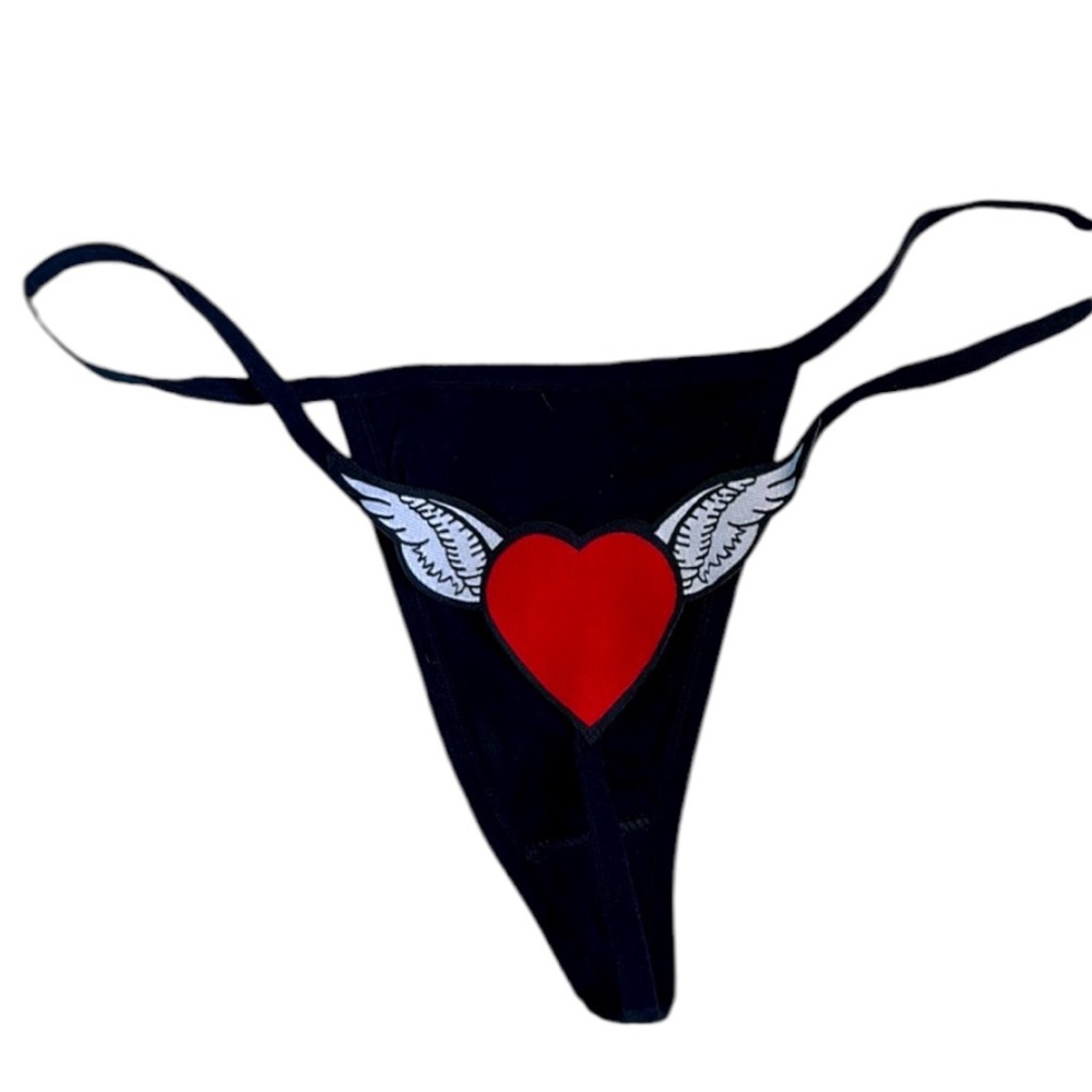 SEXY HEART LINGERIE - BLACK